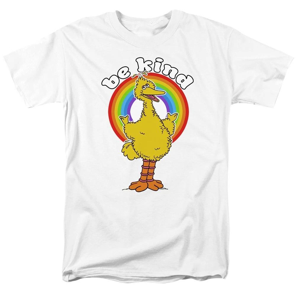 SESAME STREET BIG BIRD BE KIND Licensed Adult Men s Graphic Tee Shirt SM-5XL 3XL