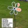 Diameter 27~38cm Rotating Sunflower Stake Standing Lawn Flower Pinwheel  Outdoor Party Picnic Decor