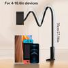 360 Degree Rotating Tablet Phone Holder Spiral Base, Suitable for Beds, Headboards, Desks, Long Arm Phone Tablet Holder