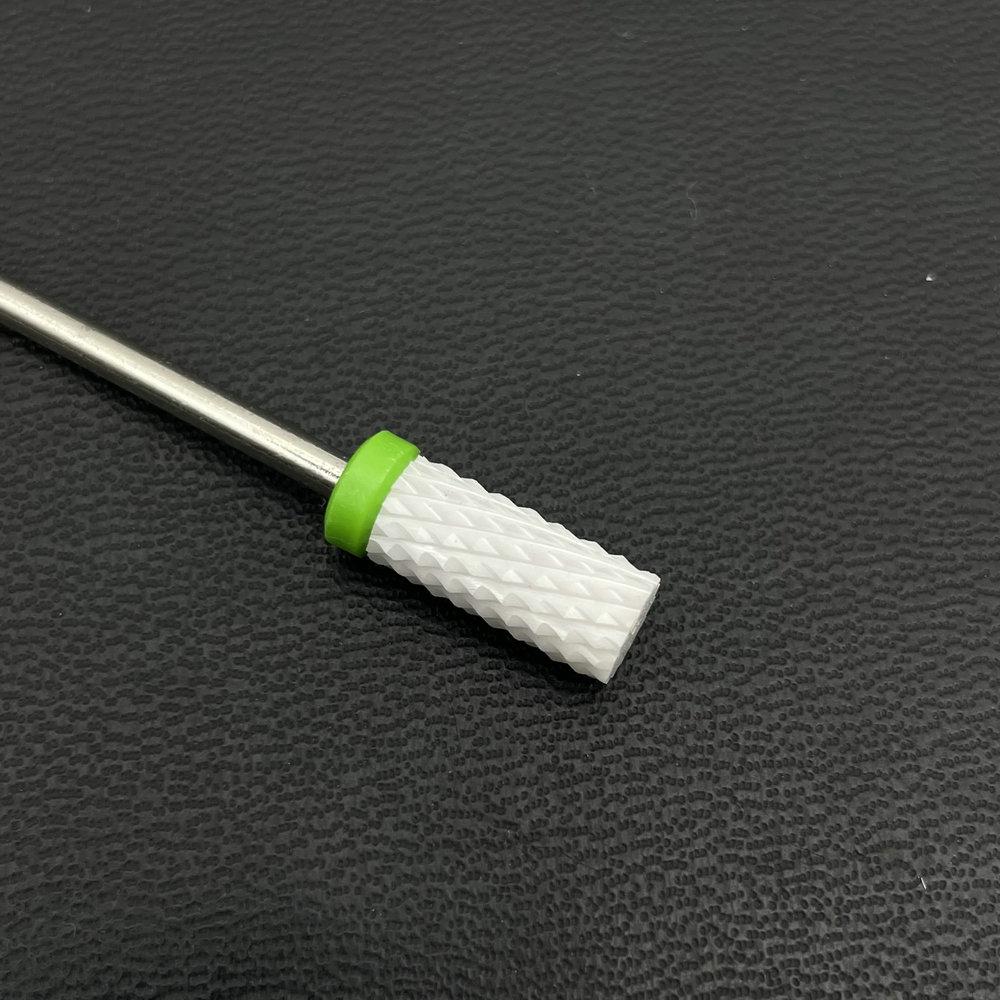 1Pc White Ceremic Nail Drill Bits Ceramic Cuticle Clean Bur Rotary Milling Cutters for Manicure Pedicure Dental Polishing Burs
