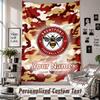 Custom Tapestry Wall Hanging, Brentford Football Personalized Name Text Home Wall Decor