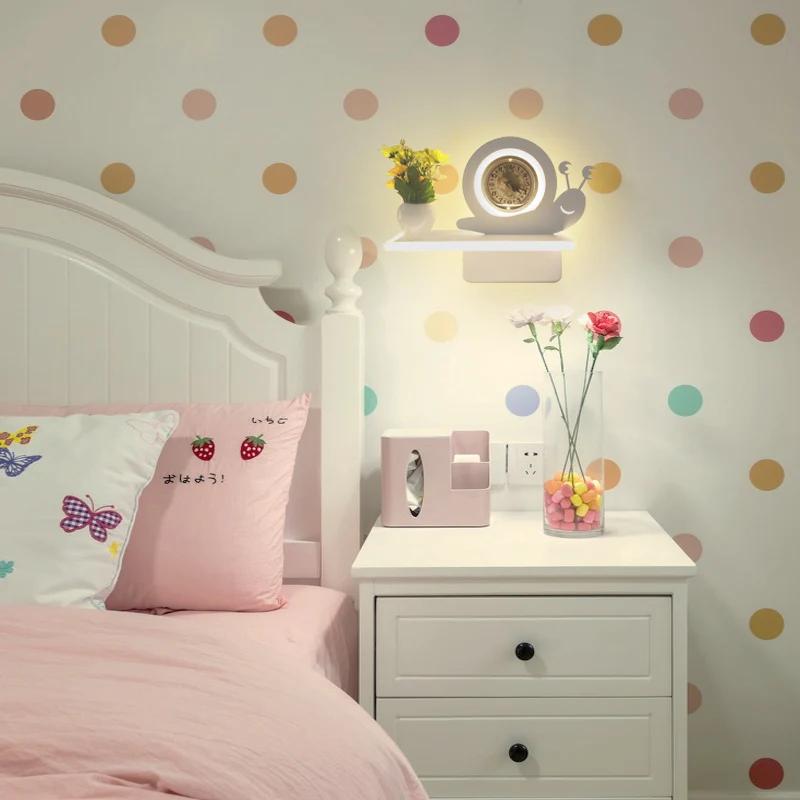 Modern Simple Warm Bedroom Bedside LED Lamp Creative Living Room Corridor Decorative Children's Led Wall Light  ZM1024