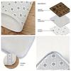 1Pcs Anti Fatigue Kitchen Rugs, Vintage Wood Print Waterproof Non-Slip Thick Cushioned Kitchen Mat Heavy Duty Comfort Standing Mat for Kitchen