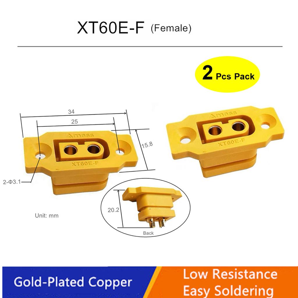 XT60 PW XT60PW XT30PW XT30 XT60E-M/F Connector Plug Socket Female Male for Drone RC Helicopter Li Lithium Ion Battery Amass CE