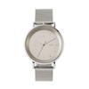 Klon Slim Solar Unisex Wristwatch 38mm Silver Mesh Business Style Eco Battery-Free Connection First