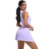 Nessaj Yoga Set Mit Porckets Frauen Workout Kleidung Hohe Taille Kleid Shorts Ärmellose Weste Fitness