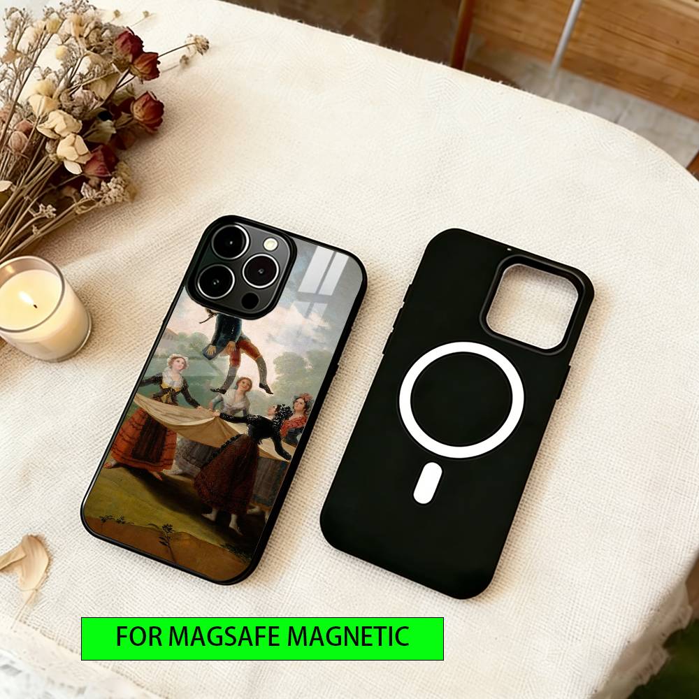 Spain Francisco Goya Art Phone Case For iPhone17,16,15,14,13,12,11 Plus,Pro Magnetic For Magsafe Wireless Charging