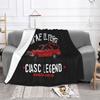 Russian Car Moskvich 412 Inspired Blanket Soft Comfort High-Quality Faux Fur Throw Camping Blanket