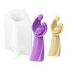 Birth of Jesuss Candle Silicone Mould DIY Nativity Scene Candle Resin Mold Decor