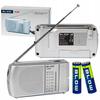 Mini Radio Na Baterie Kuchenne Budowlane Przenośne Fm Am Sw Antena Zestaw