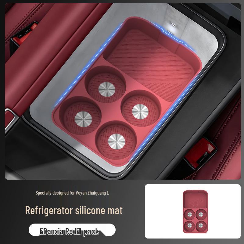 Silicone Car Cup Holder Mat for Lantu Free L Refrigerator - Stylish and Practical Accessory Dedicated for Lantu Free L