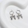 4Pairs Elegant Heart Shaped Earrings Unique and Fashionable Butterfly Hoop Earrings Elegant Earwear Accessory for Women