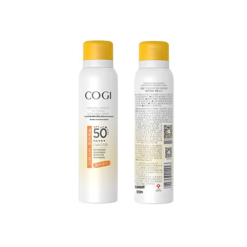 COGI Multi-Effect Whitening Sunscreen Spray (Twin Pack)