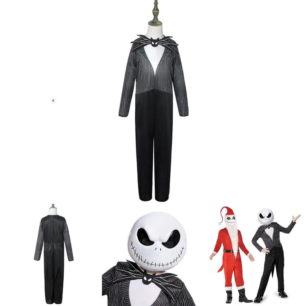 Scary Jack Skellington Cosplay Suit For Boys Perfect For Halloween Parties