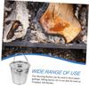 SEWOART Stainless Steel Ash Bucket for Fireplaces and Barbecues, Lightweight and Easy to Carry, with Durable Handle, Versatile for Grills and Fire Pit