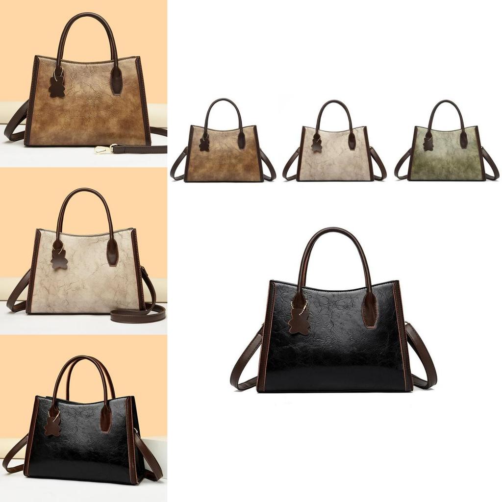Stylish And Versatile Large Capacity Tote Bag For Women In Soft Pu Leather 2024
