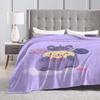 Pom Pom Purin   Halloween Warm Soft Blanket Travel Office Plush Throw Blanket Outdoor Flannel Bedspread Sofa Bed Cover