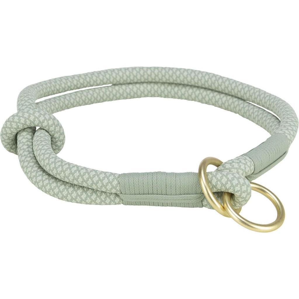 Soft Rope Collar Education M:45cm/10mm Sage/mint