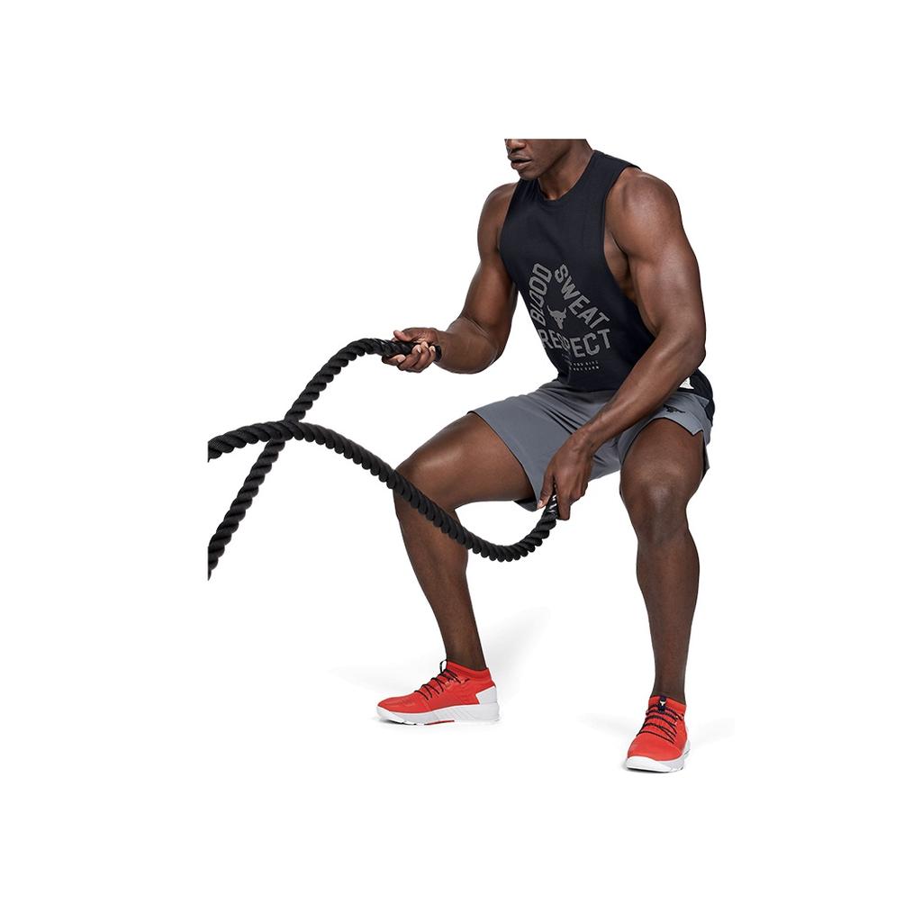 Under Armour Letter Print Training Breathable Running Vest Men Tops Black 1346097-001