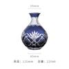 Japanese Edo Kiriko Sake Set Carved Glass Sake Cup And Decanter Luxury Sakeware