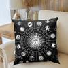 Mandala Throw Pillows White Black Sun And Moon Cushion Cover Throw Pillow Cases Sofa Cushion Cover Tarot Pillowcase Home Decor