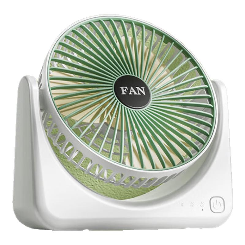 JIEBO S21 USB-wiederaufladbarer Schreibtischventilator