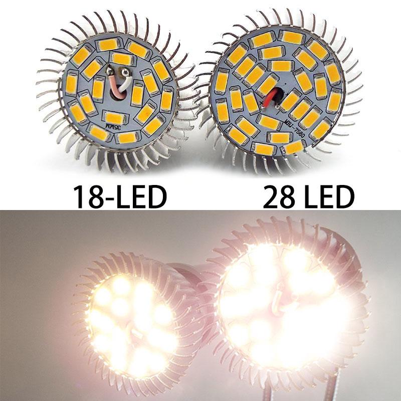 18LED 28 LED yellow or red blue light Grow Bulb E27 Hydroponic Growth Light Full Spectrum Sunlight Flower Plan Growing Lamp