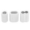 M1 To M10 Full Size Steel Wire Cable Rope Fixing Clip Circular Aluminum Ferrules Round Crimping Loop Clamps Quantity 10--200pcs