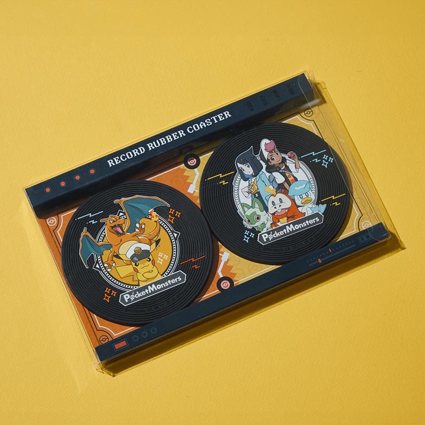 [Pokemon] Pokemon Store Vinyl Record Style Rubber Coaster Set (Liko & Roy s Adventure)