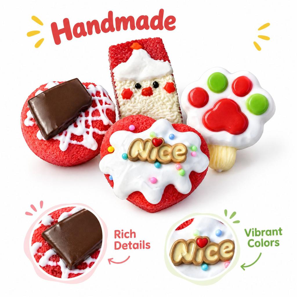 Silicone Stress-Relief Toy, Christmas Design, 1