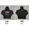 Mens Spiderweb Print Hooded Sweatshirt Casual Jogger Pants Set - Loose Fit Cotton Blend Streetwear Teens