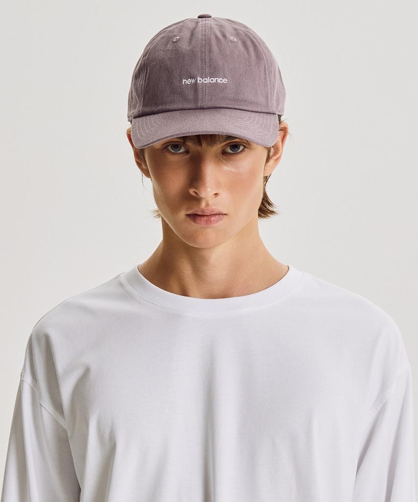 Nyuballanseu Nbgdgf1102 / Letter Logo Ball Cap (Purple)