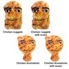 Cotton Eye Joe Plush Creative Baby Doll Sleep Pillow Cushion Cartoon Chicken Nuggets Anime Smiling Doll for Kids and Adults