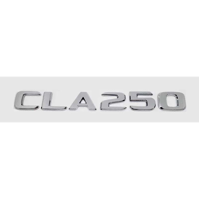 ABS Car Tail Letters Sticker Emblem for Mercedes Benz CLA35 CLA200 CLA220 CLA250 CLA260 Rear Trunk 3D Number Badge Decals RJ1