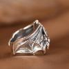 Skull Bat Ring Open Vintage Personality Hipster Wide Edition Ring Punk Jewelry Men Premium Durable Quality Useful