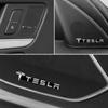 Autoaufkleber Tesla 4 Stück Metall Auto Audio Sound Abzeichen Aufkleber Emblem Dekoration für Tesla Logo Model S Model X Model 3 Road