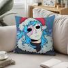 Cool CSally Facew Pillow Case Sofa And Living Room Decorative Cushion Covers Dustproof And Miteproof Invisible Zipper