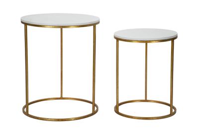 Table Simply Marble Couple Ø 52X63-42X53