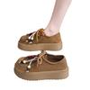 Retro Tassel Beaded Women's Autumn New Suede Comfortable Soft Muffin Sole Casual Shoes