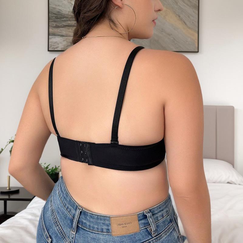 European and American Leopard Print Big Breasts with Underwire Bra Sexy Push-up Large Size Underwear