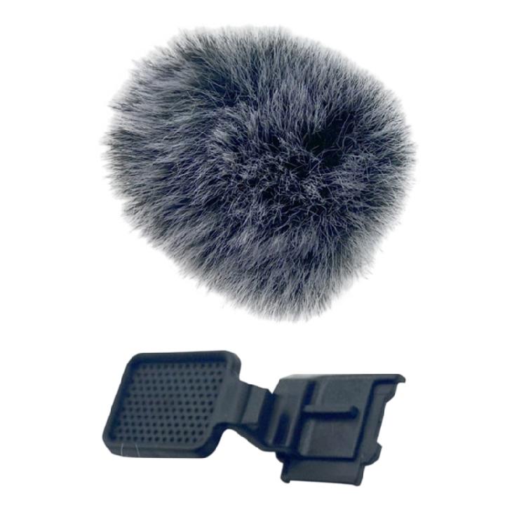 Small Reusable Plush Cover Camera Accessory for Camera Builts In Microphones Mounted On Hot Shoe Blocking Wind Noise