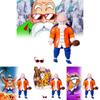 Exquisite Dragon Ball Z Figurine Of Master Roshi With Intricate Detail And Colorful Design