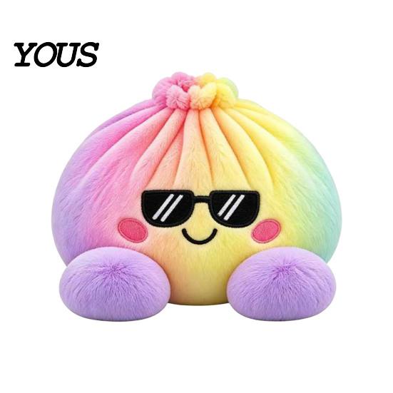 Skin Friendly Soft Pillow Cute Dumpling Plush Toy, Stuffed for Stress Relief And Anxiety Sensory Toy Focus Relief, Kawaii Food Plushie