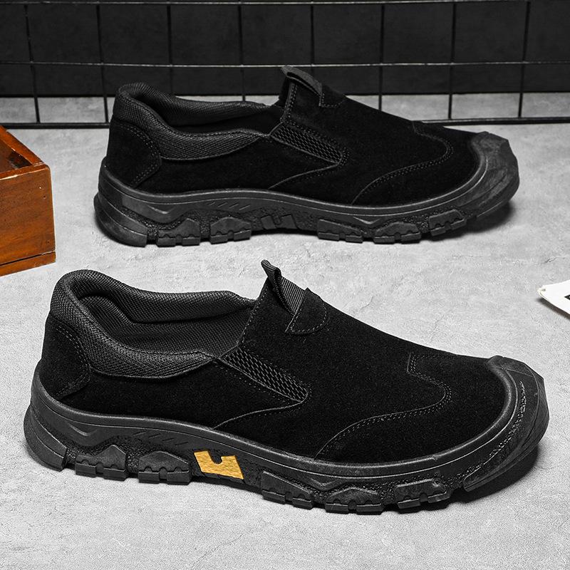 NEW Workwear Men's Shoes Autumn Waterproof and Anti Slip Sports Soft Sole Labor Protection Shoes Tenis Masculino Sneaker Men