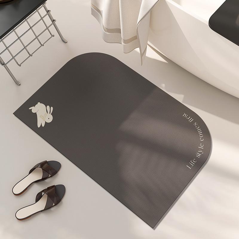 Ins Luft Badezimmertür Wasseraufnahme Rutschfeste Fußpolster Badezimmer Schnelltrocknend Verschleißfeste Fußpolster Unregelmäßige Kieselgur Bodenpolster