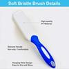 3 Pack Laundry Scrub Brush Shoe Laundry Stain Brush with Long Handle Very Soft Bristle Cleaning Brush for Clothes Shoes Sneaker Protable Laundry