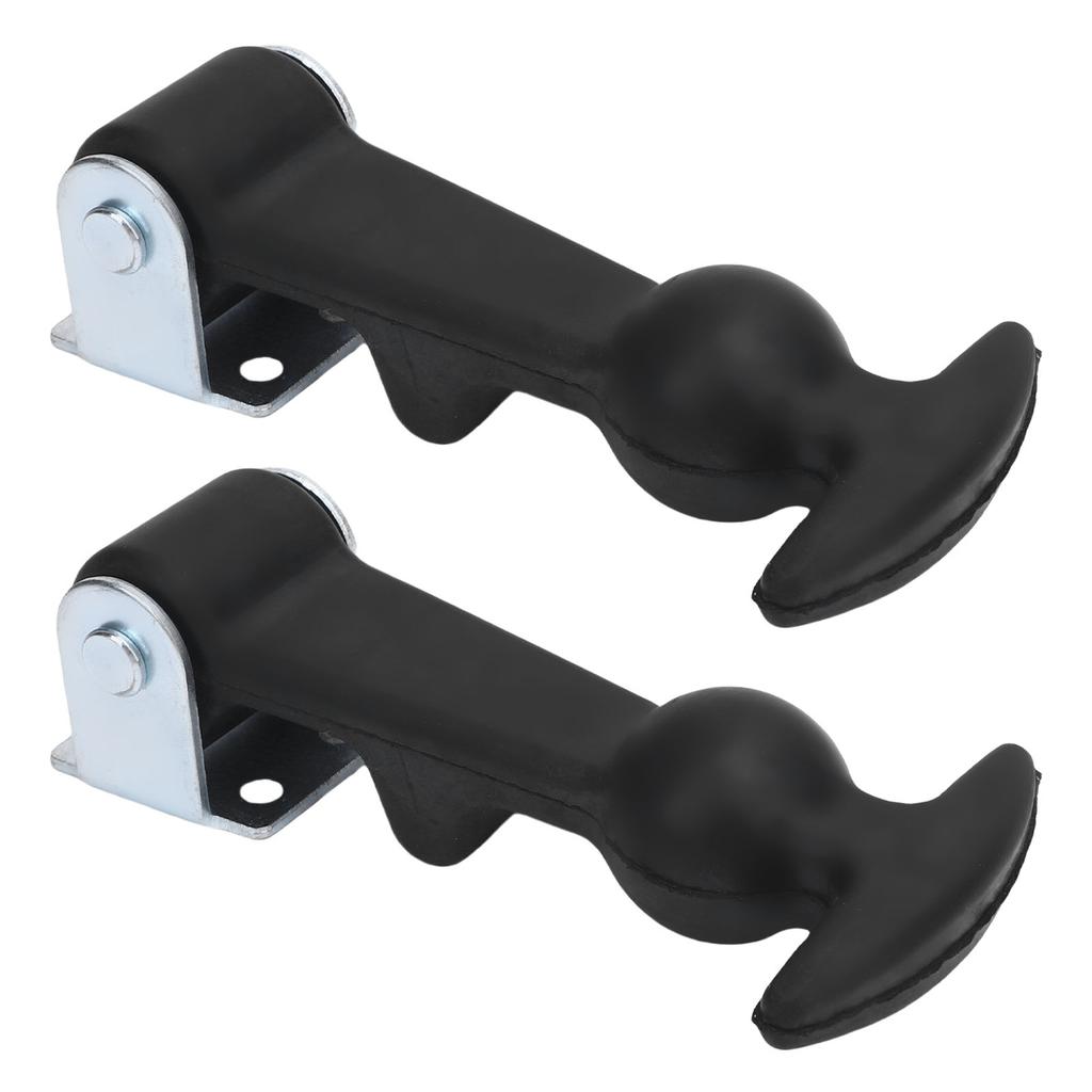 2PCS T Handle Hasp Rubber Hood Catch Draw Latch for Cooler Boat Compartment Cargo Automotive Truck Tool Box