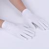 1 Pair Spring Summer Spandex Gloves Black White Etiquette Thin Stretch Gloves Dance Tight White Jewelry Gloves Gloves For Male