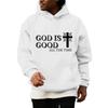Sweatshirts For Men Christ Cross Pullover Hoodie Inspirational  Graphic Long Sleeve Sweatshirt