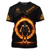 3D Printed Boxing Combat Sports T Shirt for Men Customized Pattern Tee Shirts Summer Street Loose Short Sleeve O-Neck T-shirts
